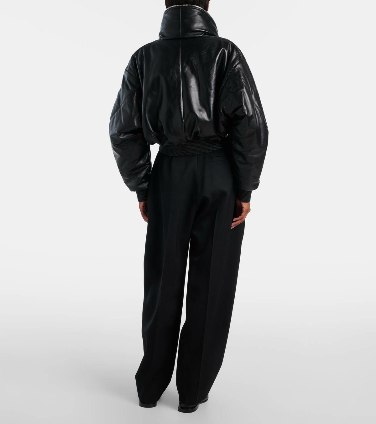Givenchy Leather bomber jacket