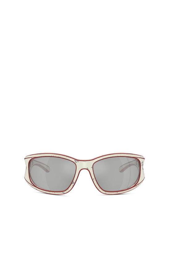 Photo: Diesel Rectangle sunglasses - Sunglasses - Unisex - Multicolor
