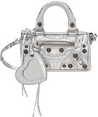 Balenciaga Silver 'Le Cagole' Nano Duffle Bag