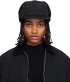 Comme des Garçons Homme Black Fleece Earflap Cap