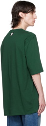 Balmain Green Printed T-Shirt