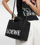 Loewe Paula's Ibiza Small logo raffia tote bag