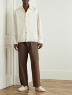 LE 17 SEPTEMBRE - Layered Cotton-Poplin Shirt - Neutrals