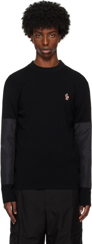 Photo: Moncler Grenoble Black Girocollo Tricot Sweater
