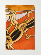 CELINE - Printed Silk Scarf