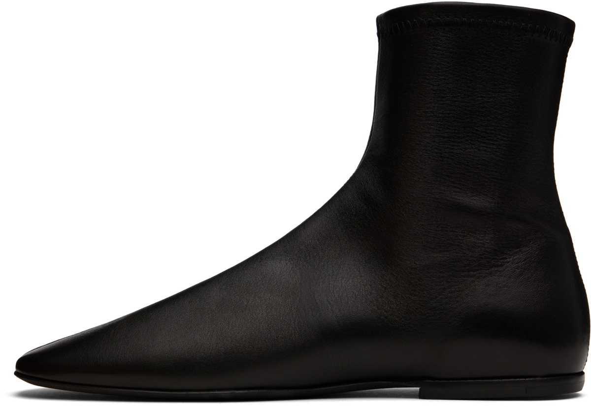 Dries Van Noten Black Zip Boots