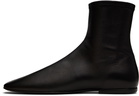 Dries Van Noten Black Zip Boots