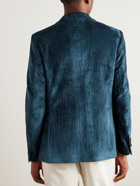 Lardini - Corduroy Suit Jacket - Blue