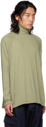 Jan-Jan Van Essche Khaki O-Project Raglan Sleeve Turtleneck