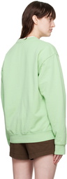 Sporty & Rich Green USA Health Club Sweatshirt