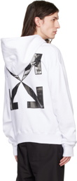 Off-White White Caravag Arrow Hoodie