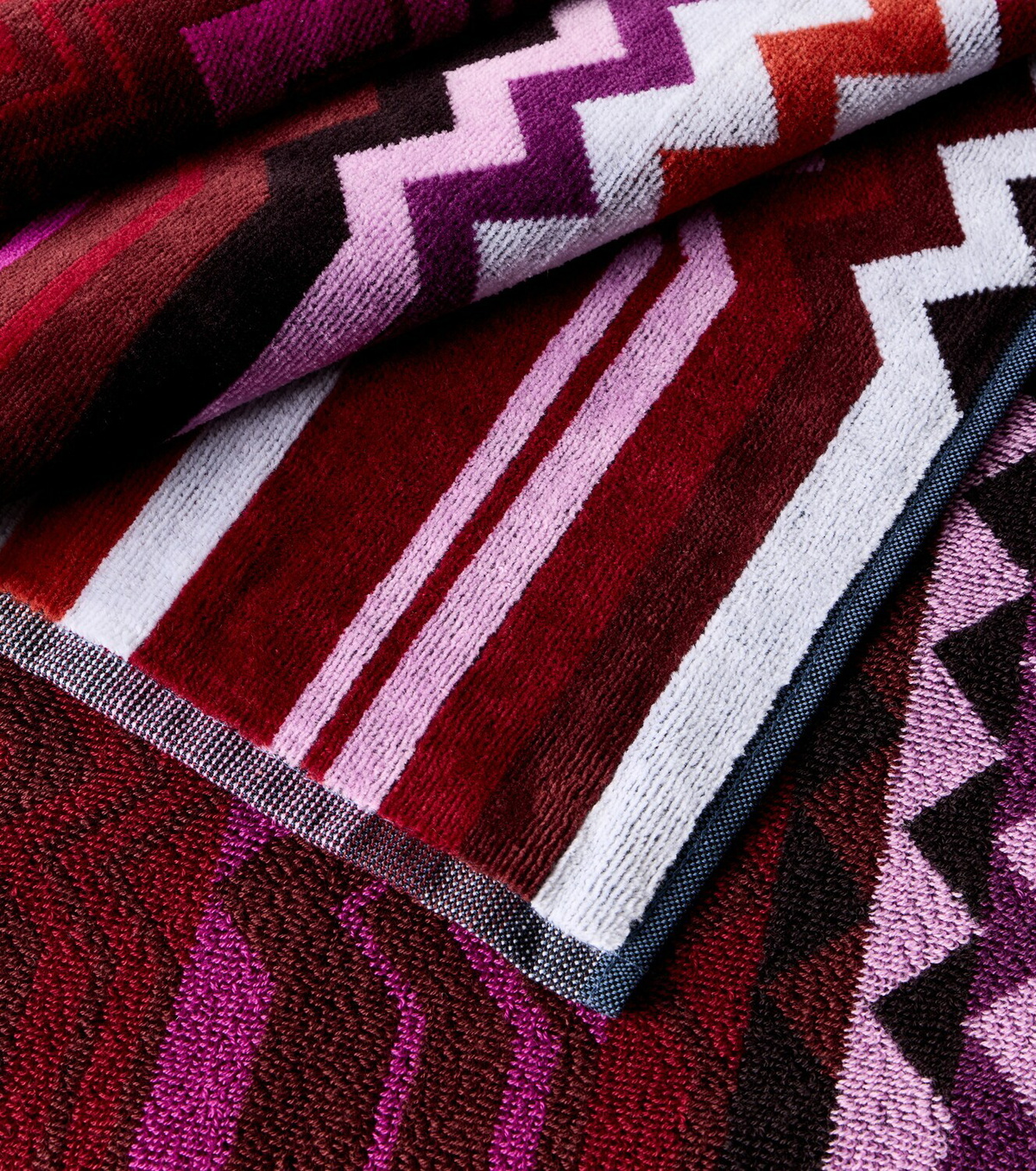 Missoni Giacomo chevron cotton terry bath sheet