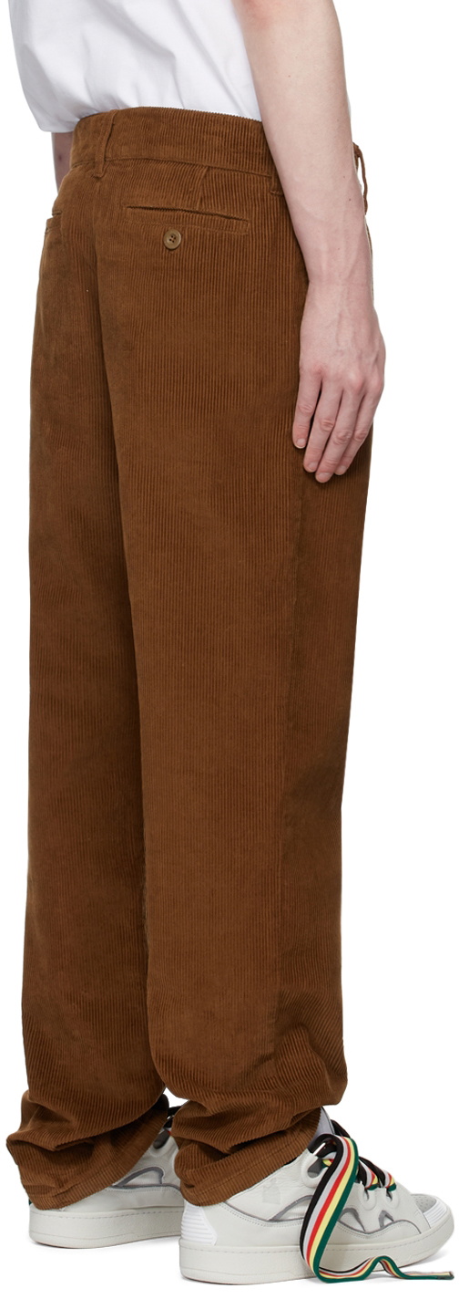 drew house SSENSE Exclusive Brown Cotton Trousers