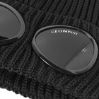 C.P. Company Men's Goggle Beanie in Black