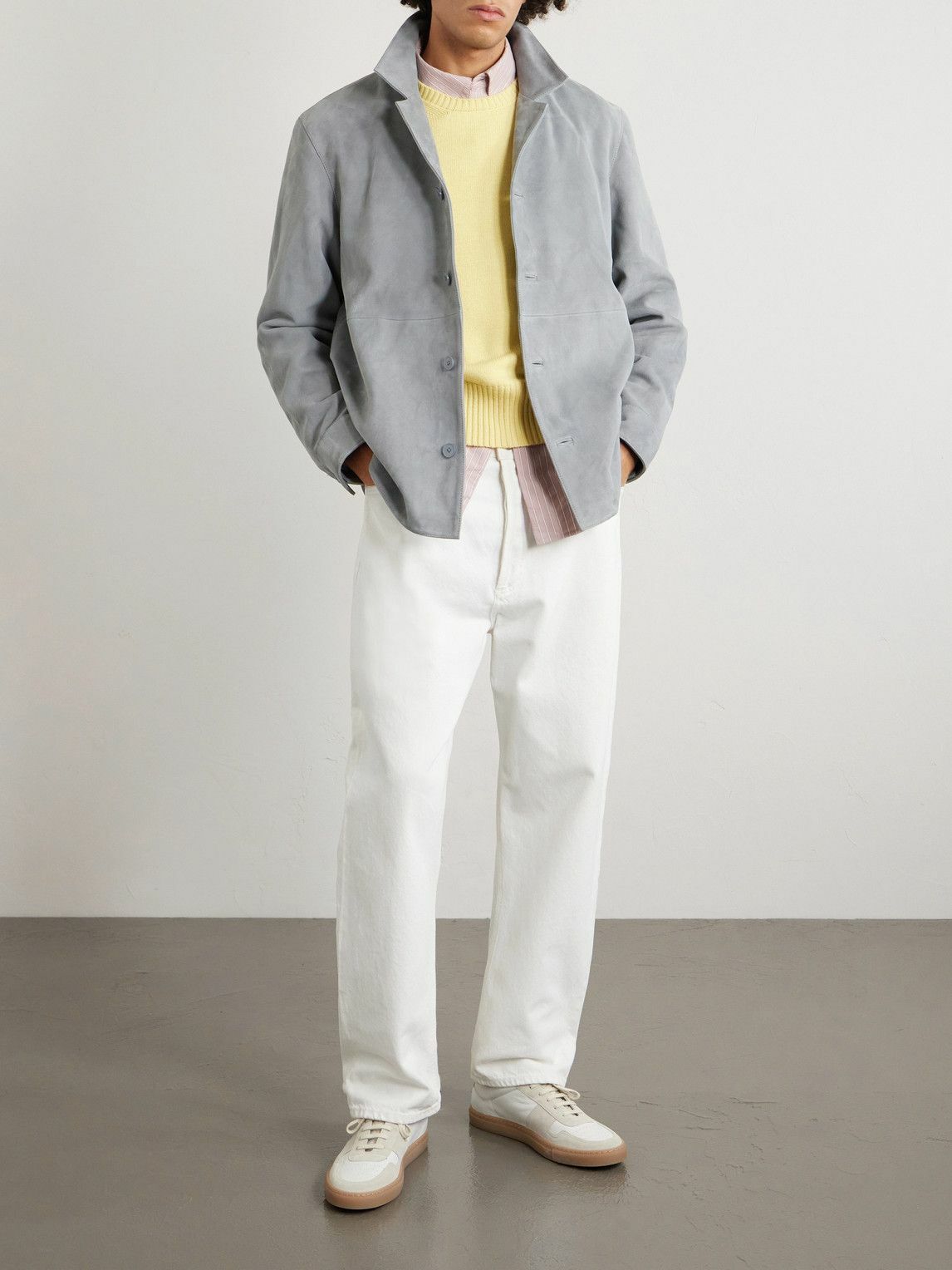 Officine Générale - Julien Suede Jacket - Gray