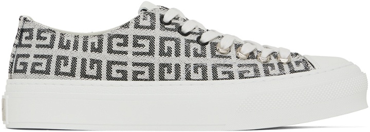 Photo: Givenchy Black & White 4G City Sneakers