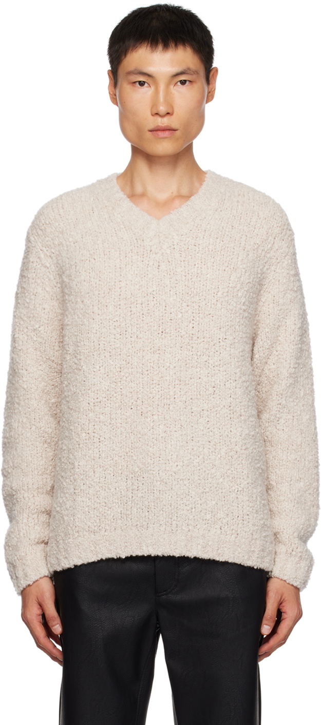 【SUNFLOWER】ASKE SWEATER / OFF WHITE M Sunflower Off-White Aske Sweater Sunflower