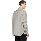 Rick Owens Grey Outershirt Jacket