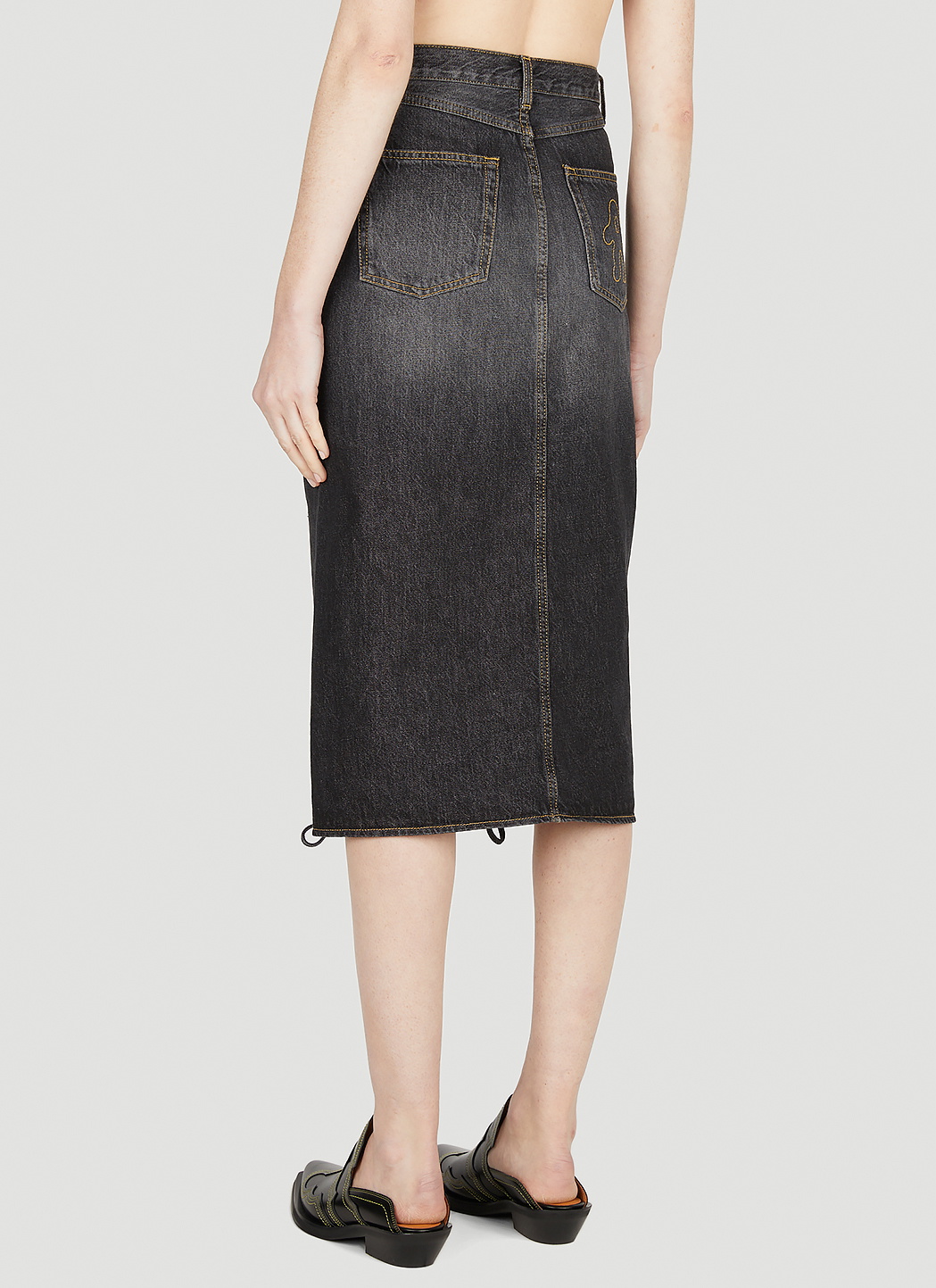 AVAVAV Long Cutout Skirt