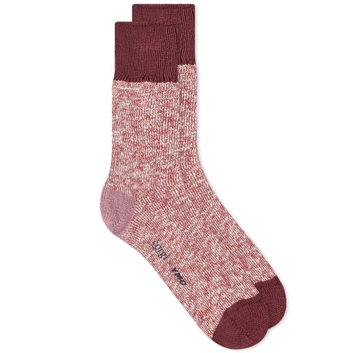 Photo: YMC Men's Monkey Sock in Red