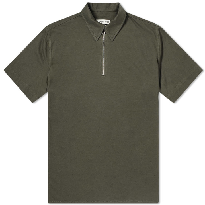 Photo: A Kind of Guise Dumai Zip Polo Dark Green