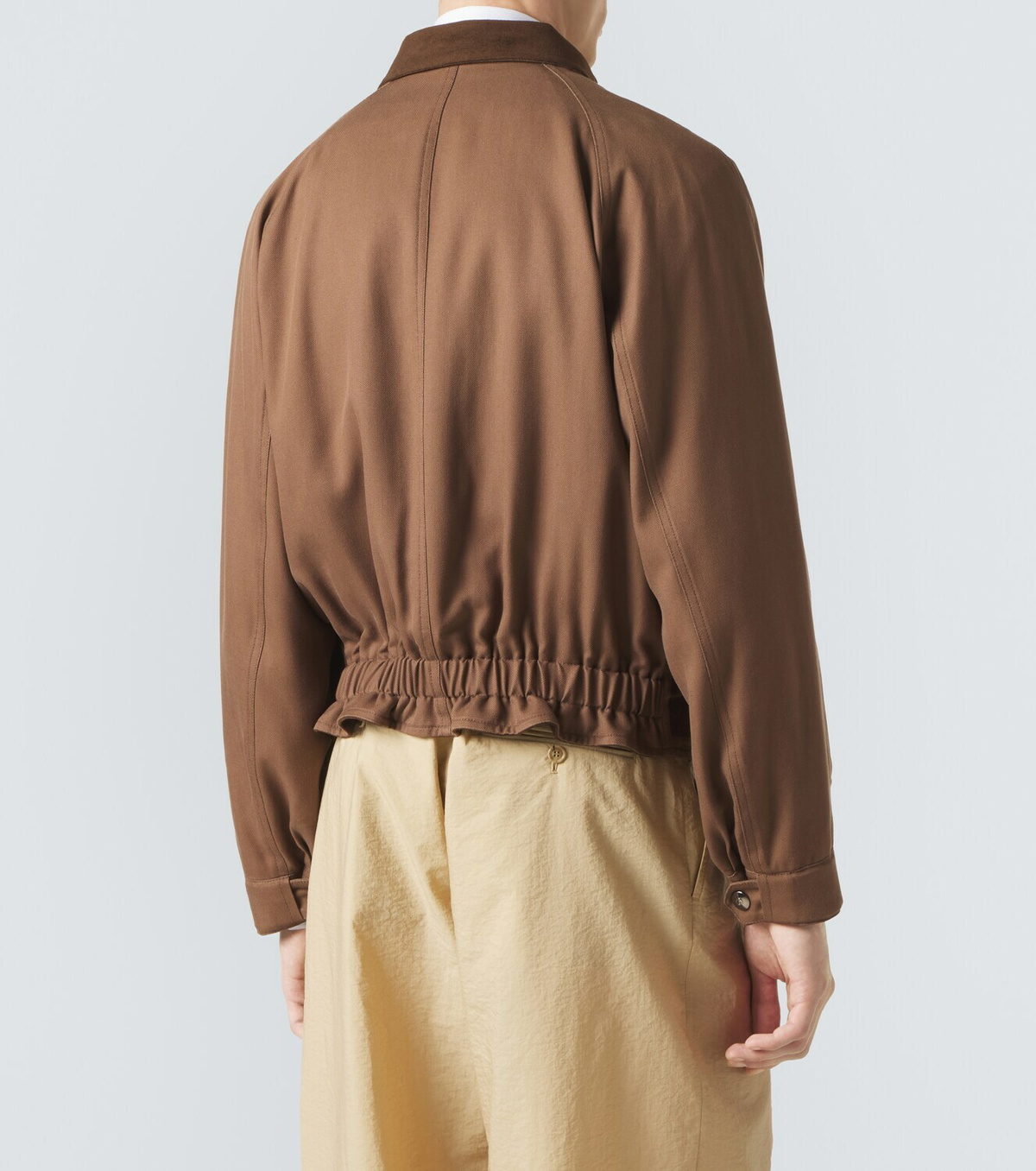Giorgio Armani Silk bomber jacket