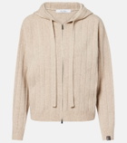Max Mara Rubiera cashmere zip-up hoodie