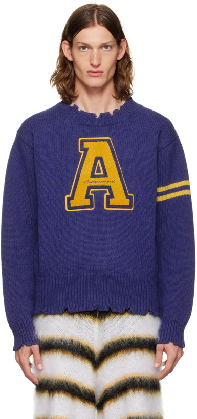 Photo: Andersson Bell Blue Varcity Sweater