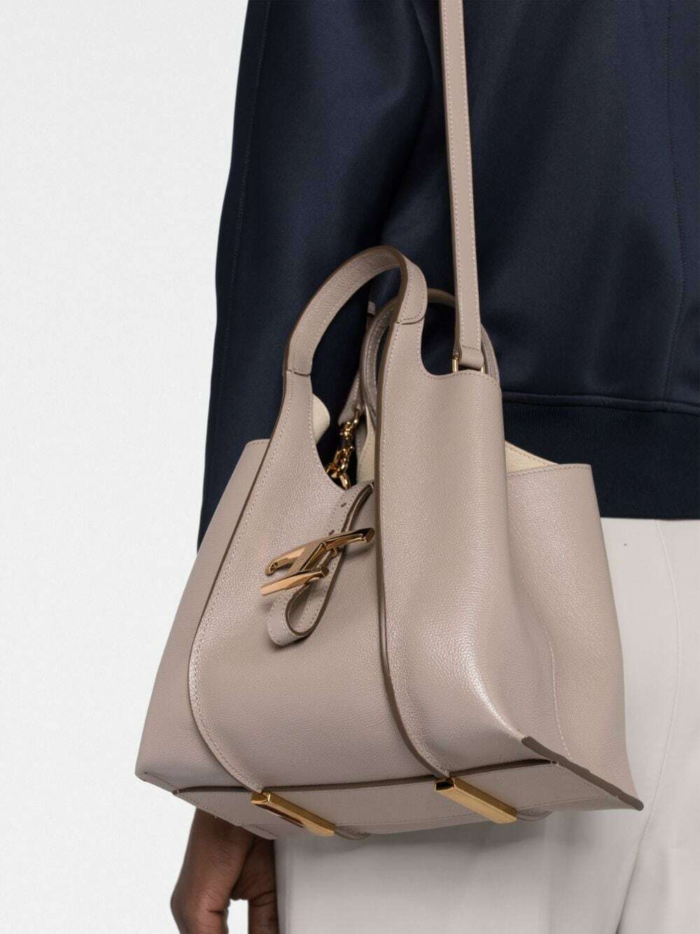 TOD'S - T Timeless Mini Leather Shopping Bag Tod's