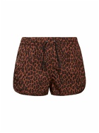CDLP Leopard Print Nylon Swim Shorts