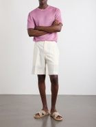 Zegna - Knitted Linen T-Shirt - Pink