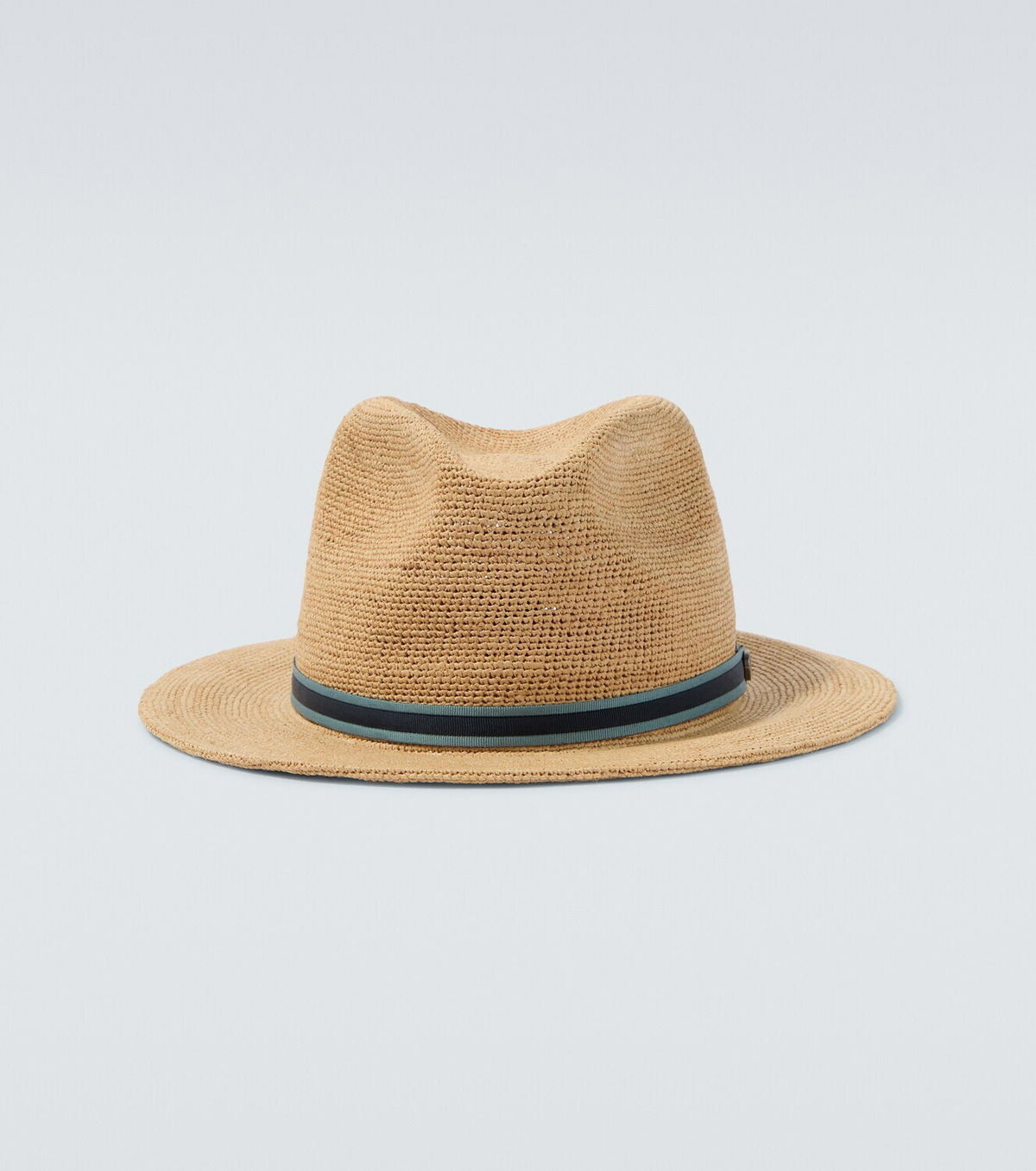 Borsalino Argentina crochet straw fedora