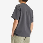 Napapijri Men's Premium Macro Dimension Print T-Shirt in Dark Grey Solid
