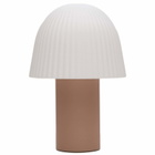 ferm LIVING Frill Portable Lamp in Rose/White 