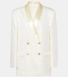 The Row Jerome silk jacquard blazer