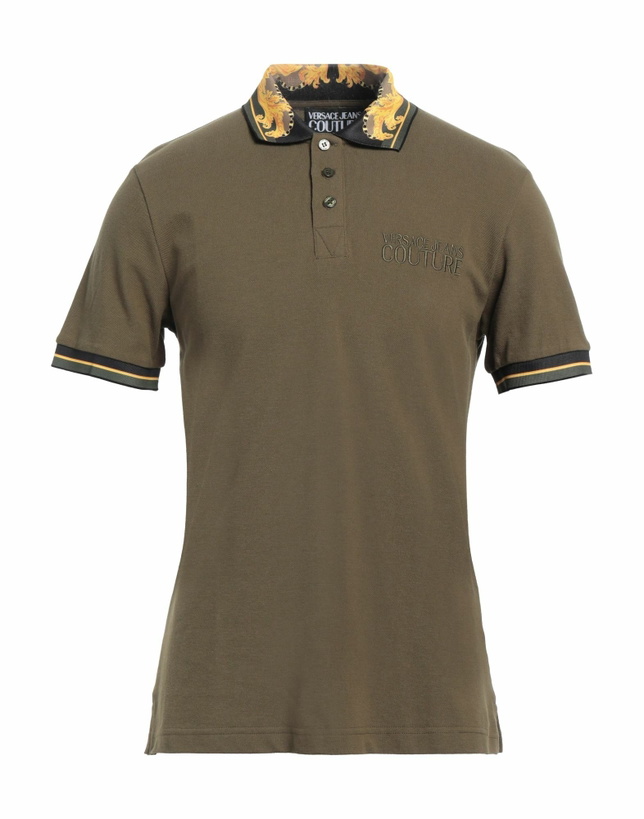 Photo: Versace Jeans Couture Mens Polo shirt Military in Green