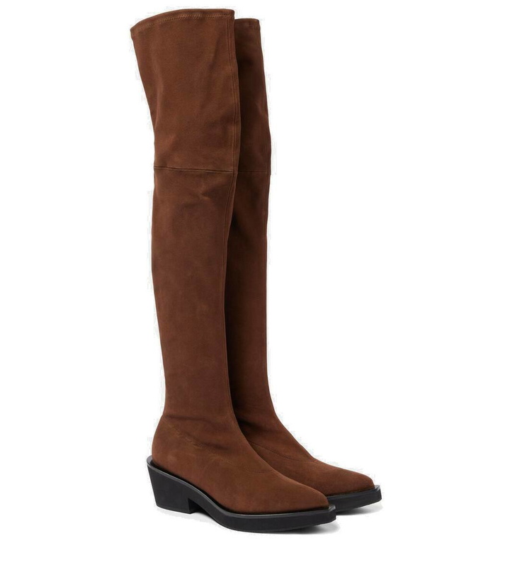 Photo: Clergerie Tenny suede over-the-knee boots