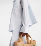 Loewe Paula's Ibiza Anagram cotton-blend poplin shirt