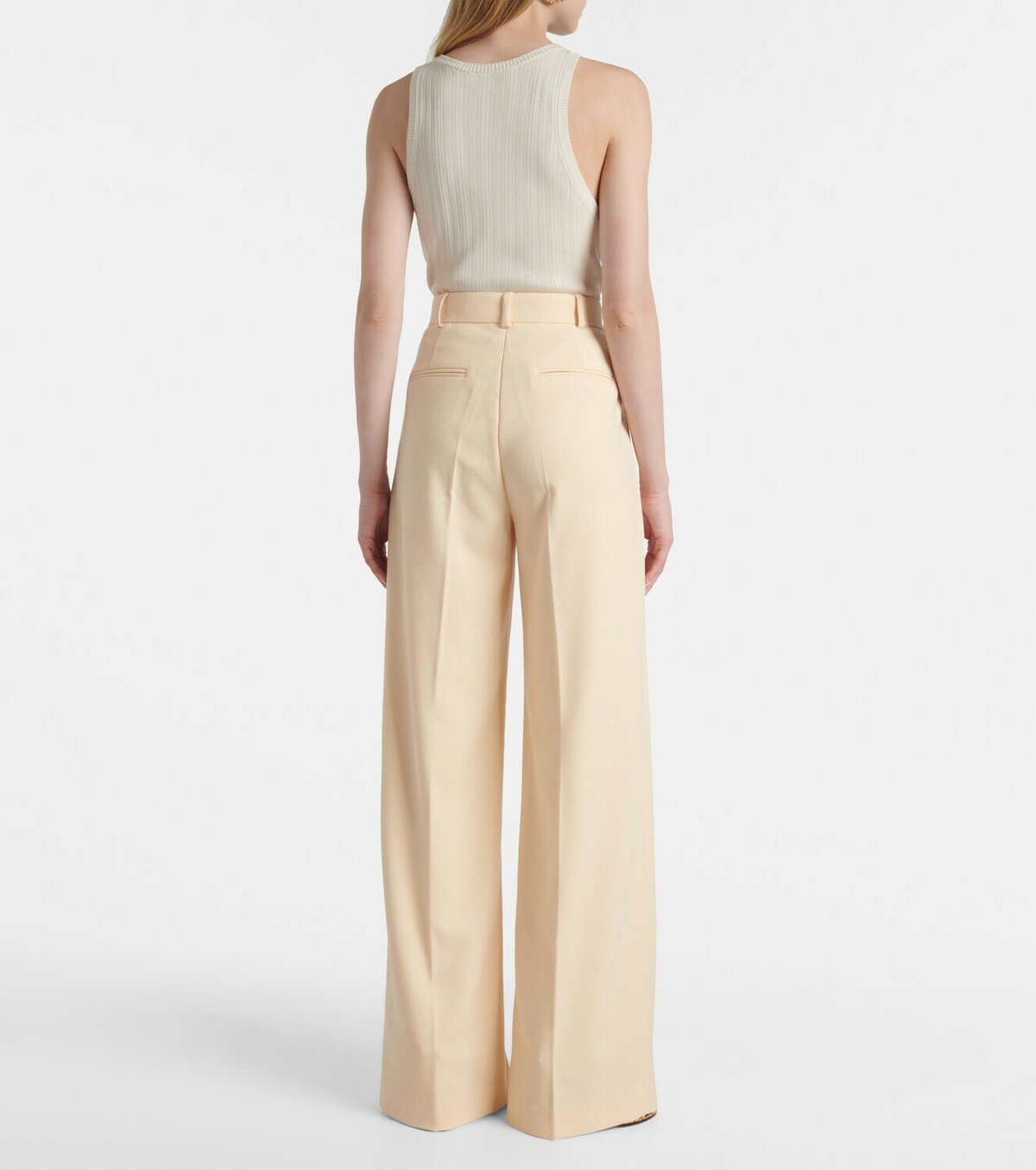 Rebecca Vallance Rowan high-rise wide-leg pants