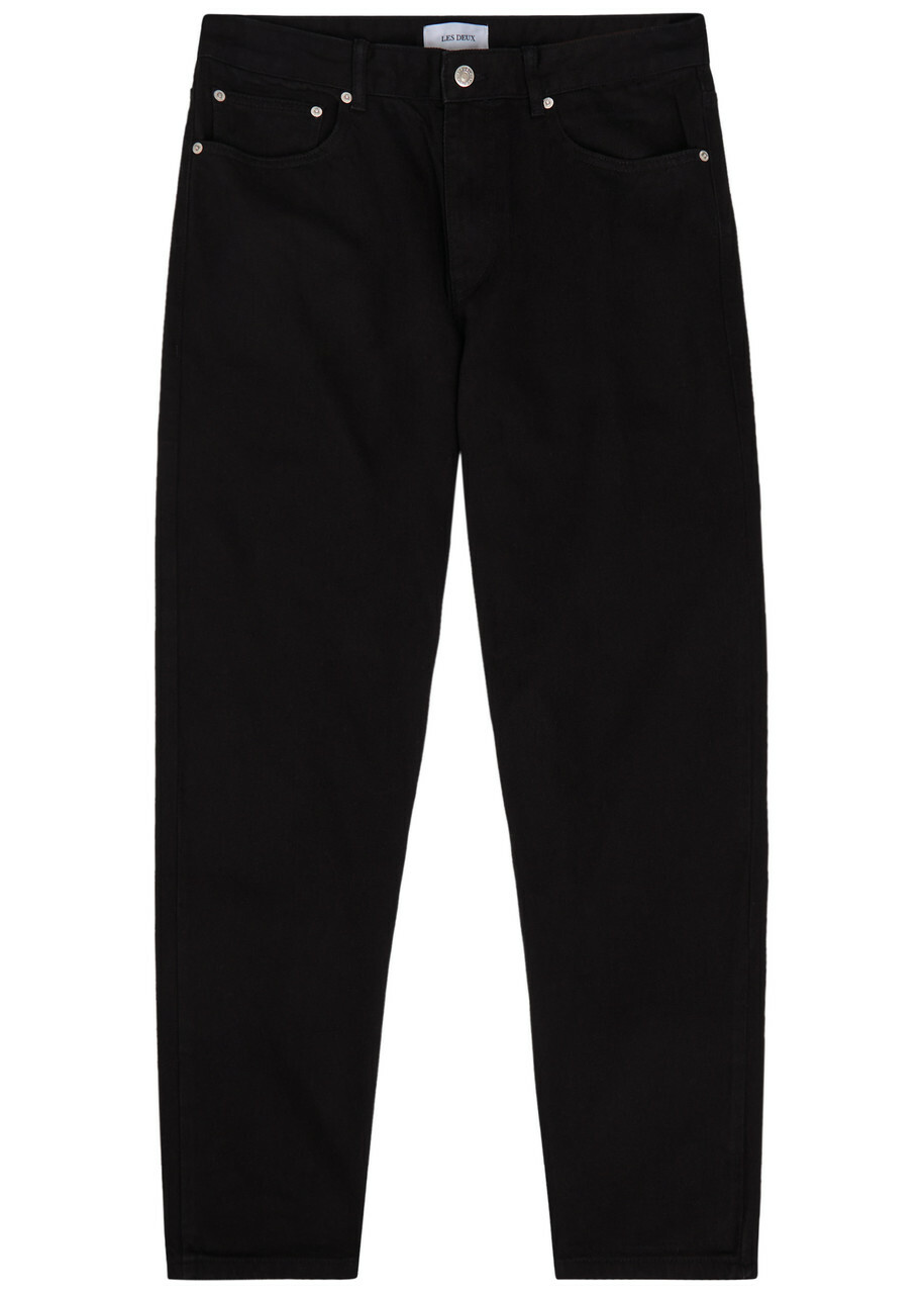 Les Deux Ryder Straight-leg Jeans Black