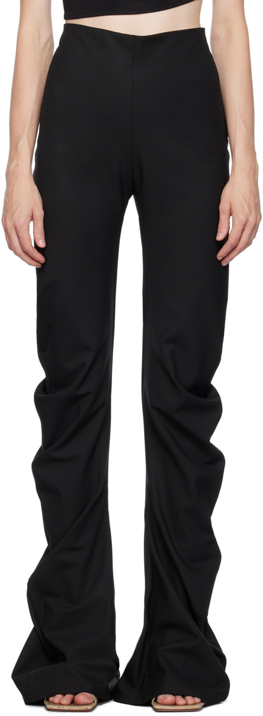 Jade Cropper Black Twisted Trousers