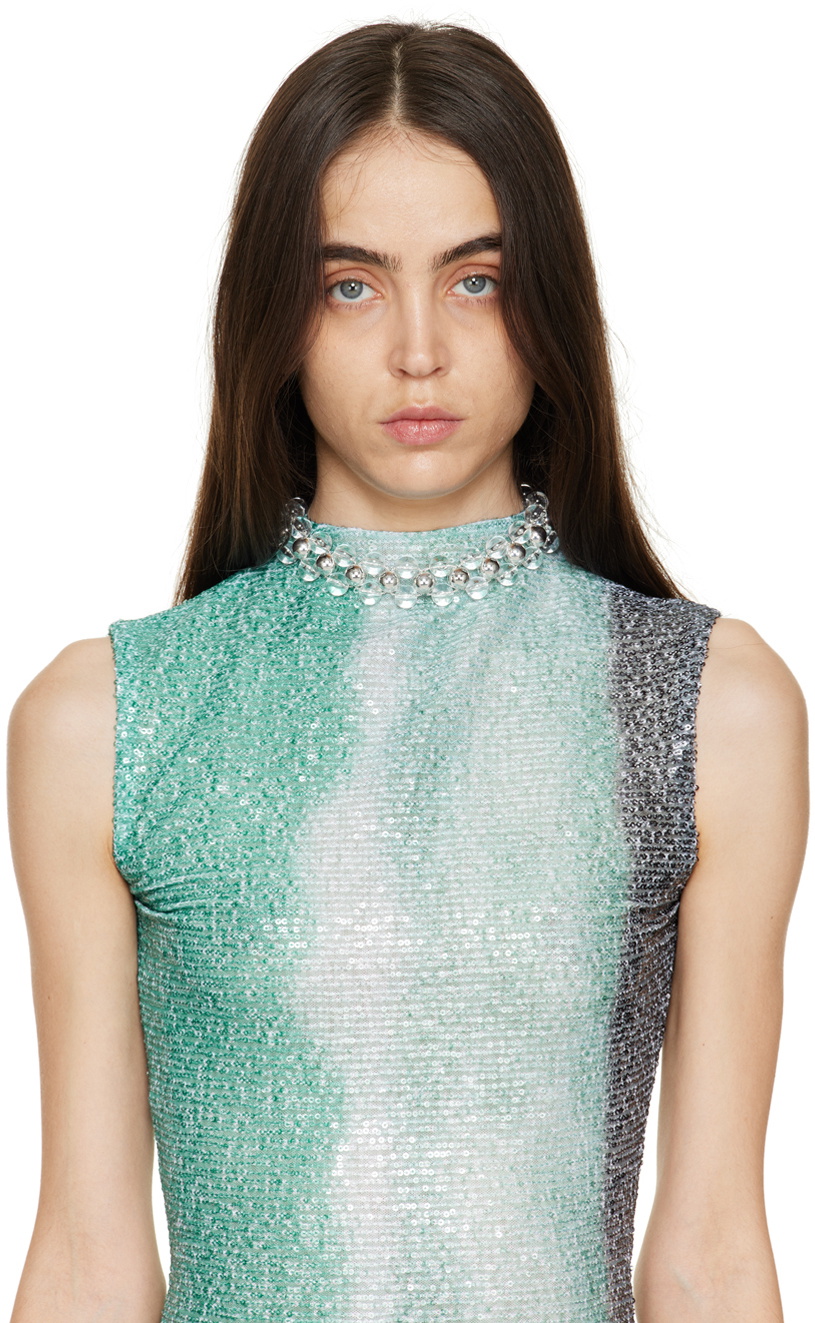 Lorette Colé Duprat Silver Trinity Ras De Cou Necklace