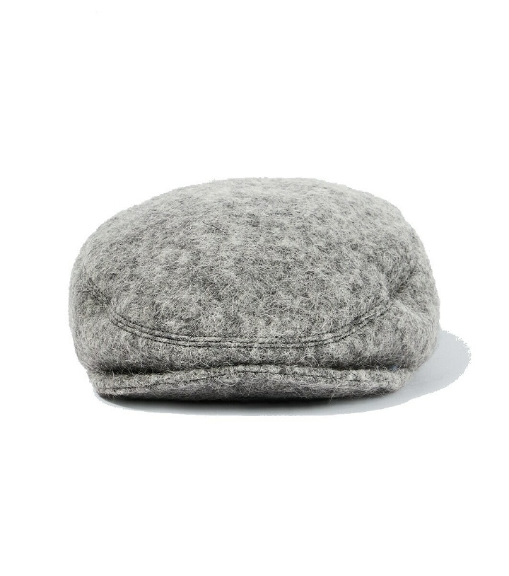 Photo: Dolce&Gabbana Logo wool-blend flat cap