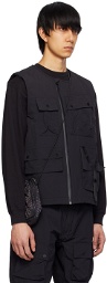 Maharishi Black Cargo Vest