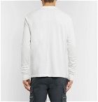 Rick Owens - DRKSHDW Appliquéd Cotton-Jersey T-Shirt - Men - Off-white