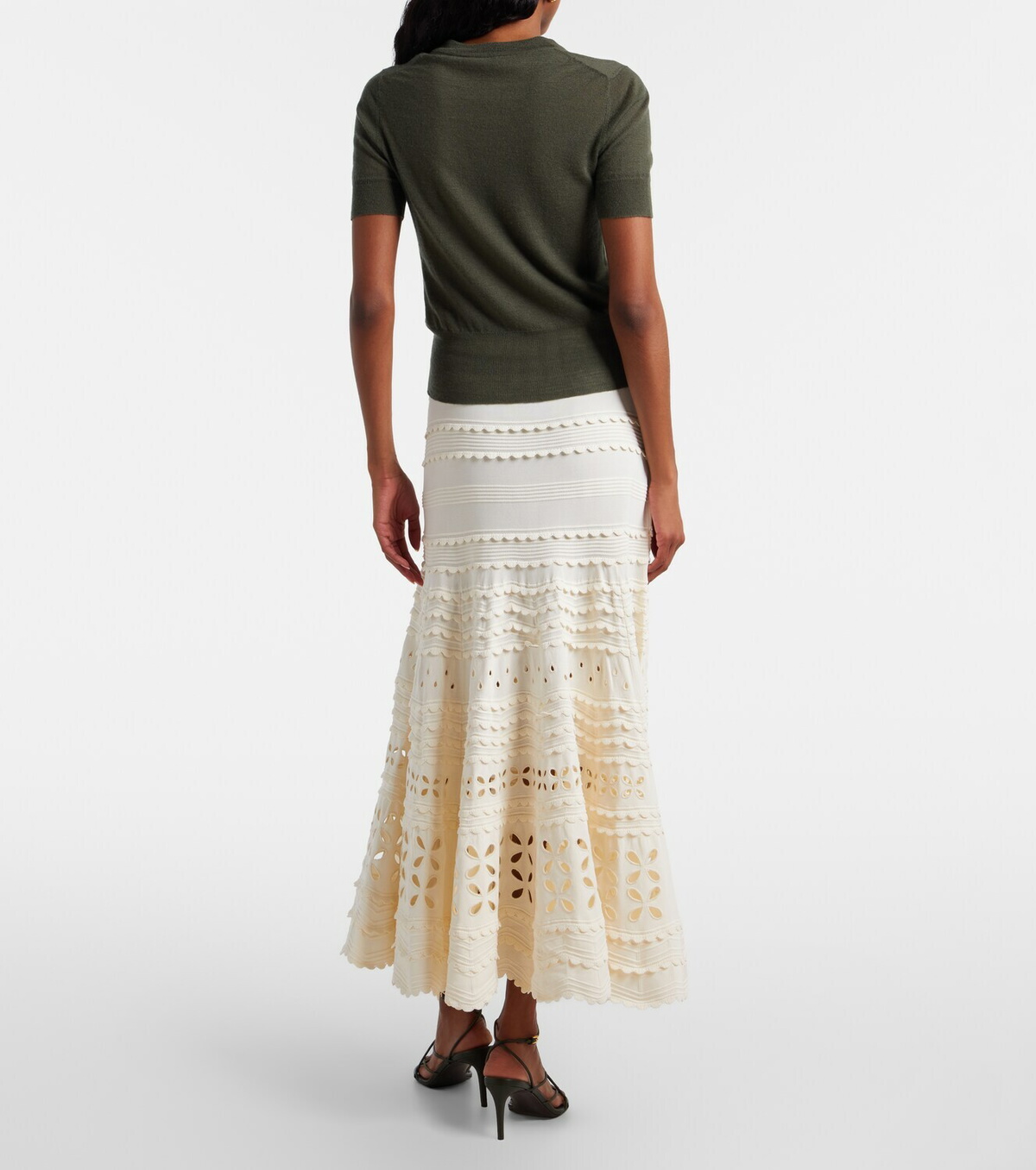 Ulla Johnson Annisa broderie anglaise midi skirt