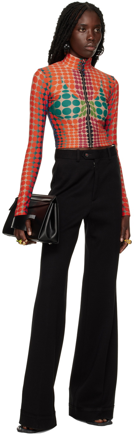 Jean Paul Gaultier Orange Dots Track Jacket Jean Paul Gaultier