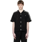 Casablanca Black Short Sleeve Mesh Shirt