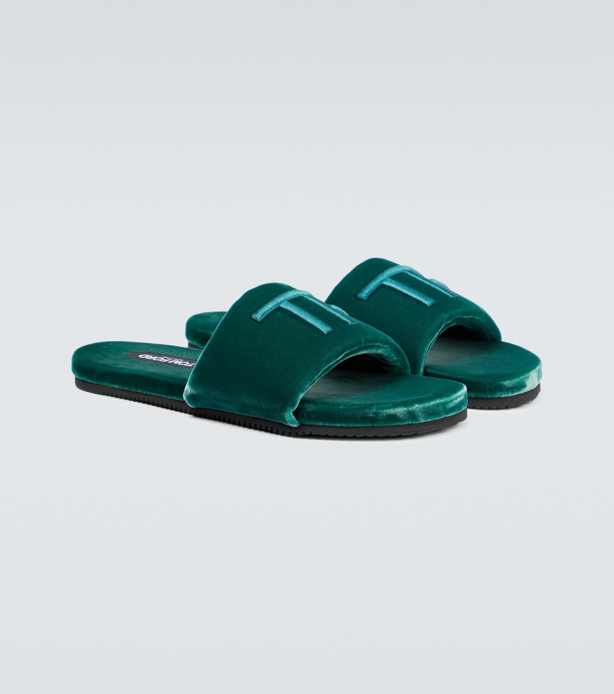 Tom Ford - Harrison velvet slides TOM FORD