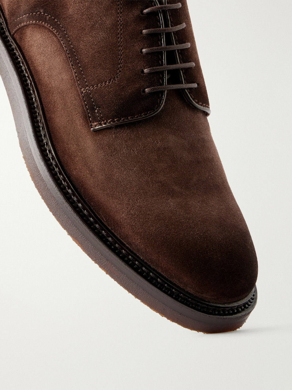 Officine Creative - Hopkins Flexi 208 Suede Derby Shoes - Brown